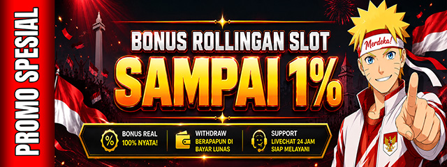 BONUS ROLLINGAN SLOT 1%
